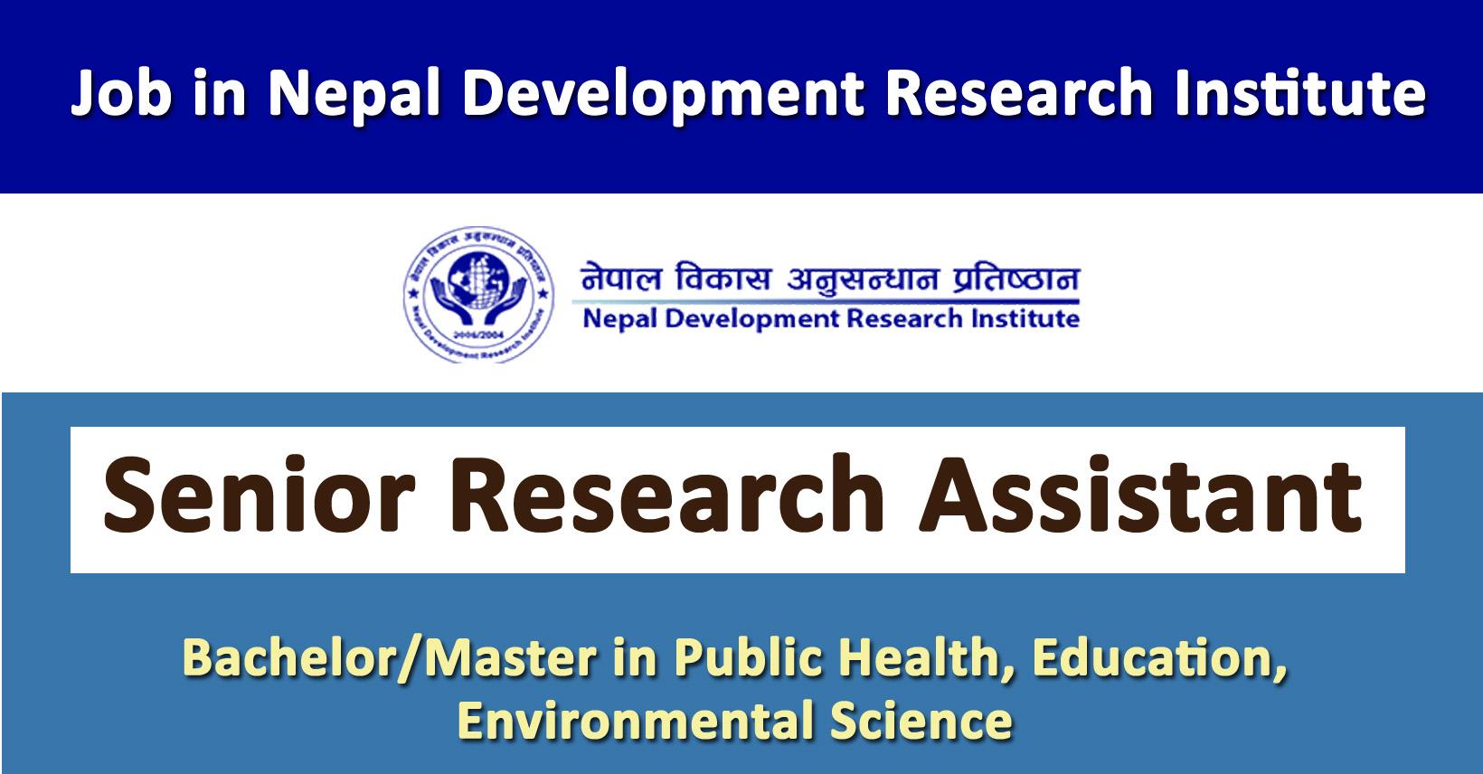 research assistant jobs in nepal